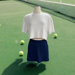 EleVen by Venus Williams Can’t Stop Won’t Stop Skort Size L Pleated Tennis Skirt